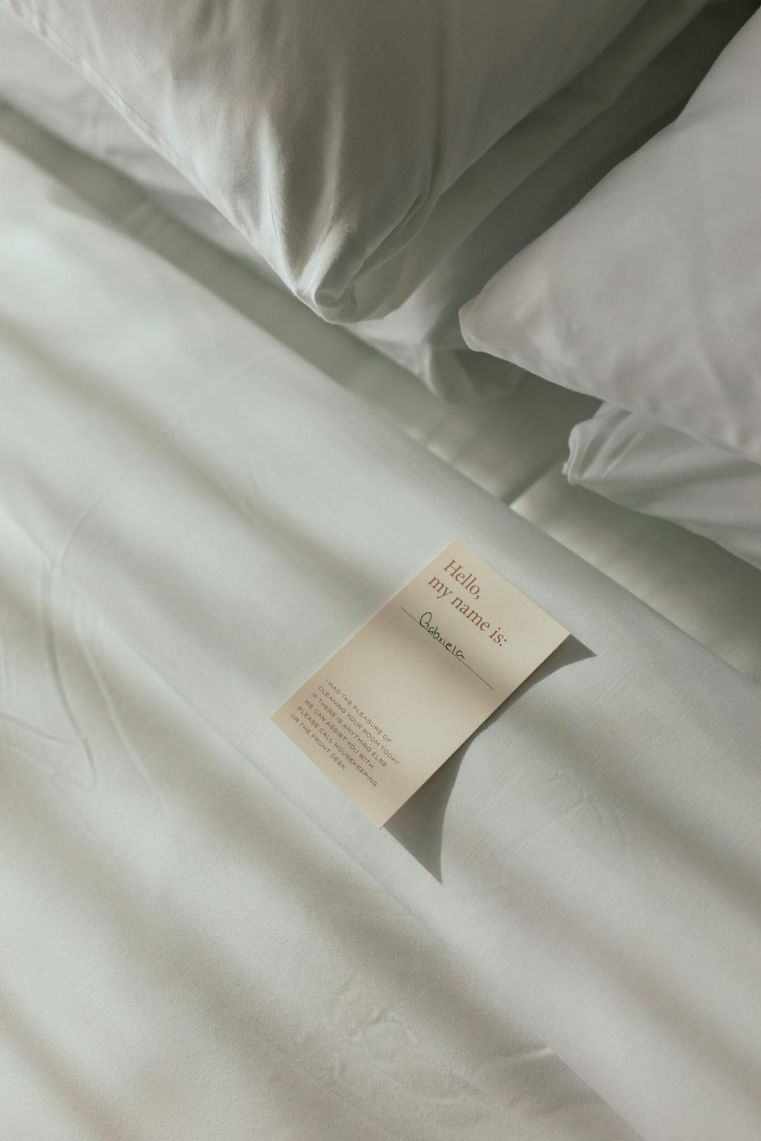 Crisp hotel linen, the Wanderlust standard